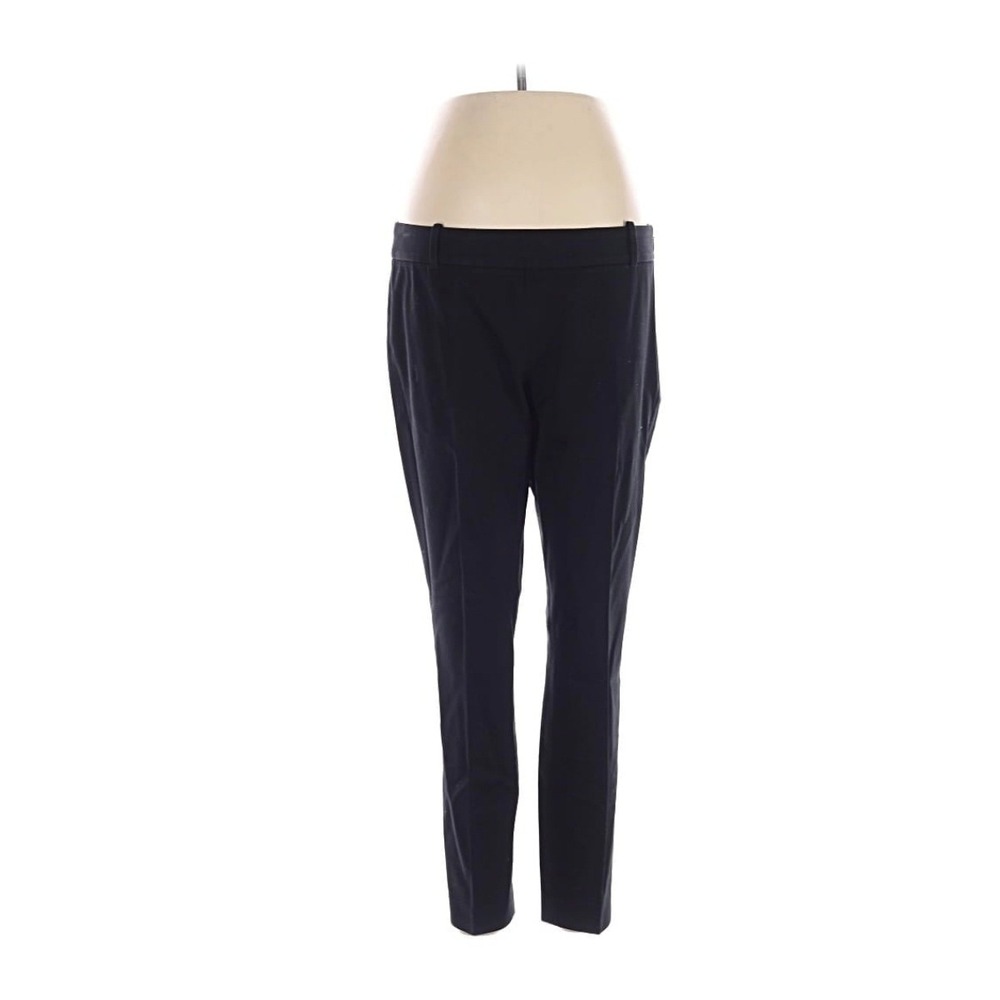 J.Crew Minnie Pants Black Slim Fit Stretch Ankle Trousers Size 8